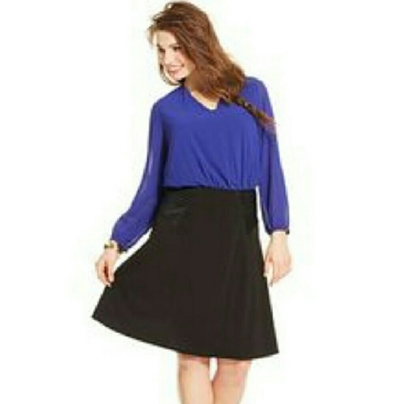 modamix Dresses & Skirts - MODAMIX DRESS blue BY BRANDON THOMAS